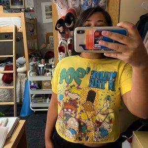 Nickelodeon “Made In the 90s” cropped shirt